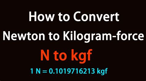 Convert Force, Kilonewton .